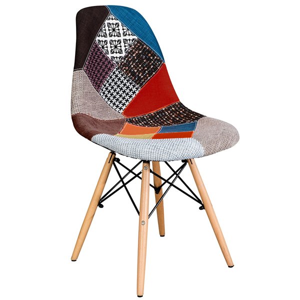 Стул DSW Patchwork Мульти Древесина Стул DSW Patchwork Мульти Древесина в Твери | Loft Concept