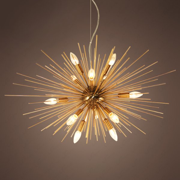 Люстра Astra Chandelier Sputnik Gold  Глянцевое золото в Твери | Loft Concept 