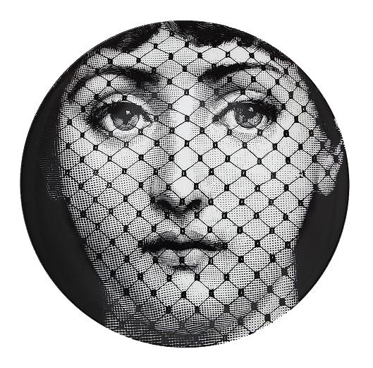 Декоративная тарелка Fornasetti 078 Черный Декоративная тарелка Fornasetti 078 Черный в Твери | Loft Concept