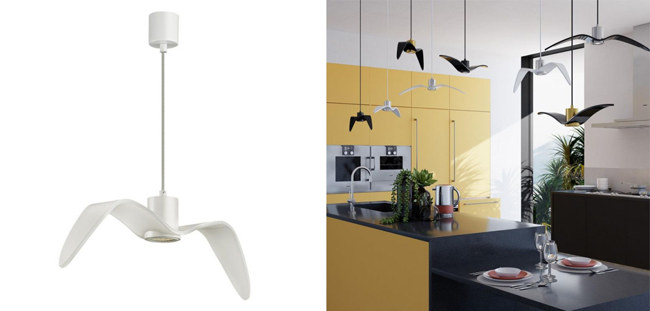 Подвесной светильник Seagull белый Подвесной светильник Seagull белый - Loft-Concept в Твери
