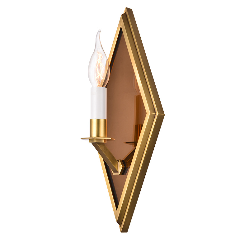 Бра Rhombus Wall lamp Латунь Бра Rhombus Wall lamp Латунь в Твери | Loft Concept