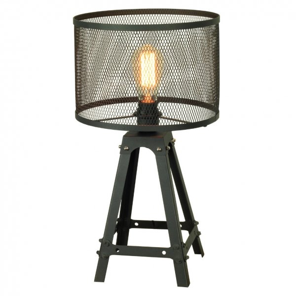 Настольная лампа Radial Cage Table Lamp Черный Настольная лампа Radial Cage Table Lamp Черный в Твери | Loft Concept