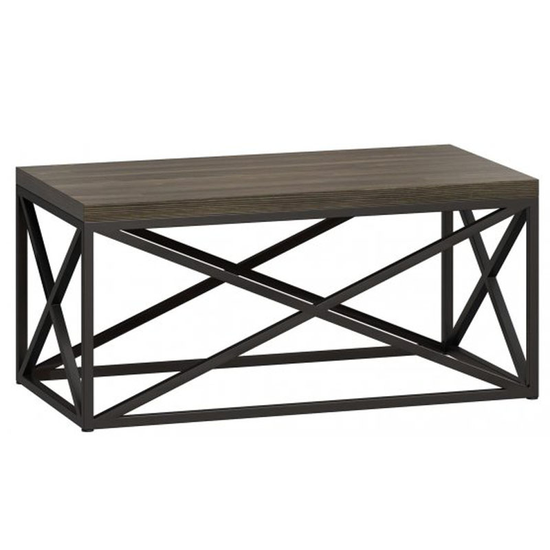 Кофейный стол Industrial Oak Geometric Coffee Table Серый Черный Кофейный стол Industrial Oak Geometric Coffee Table Серый Черный в Твери | Loft Concept