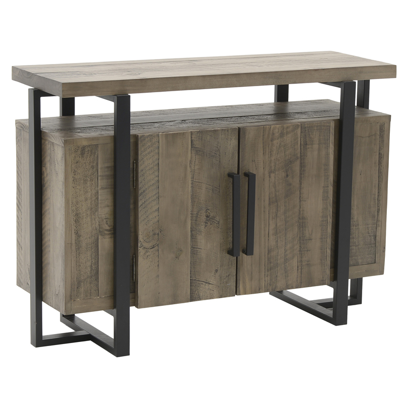 Комод в стиле Лофт Mads Wood Chest of Drawers Коричневый Черный в Твери | Loft Concept 