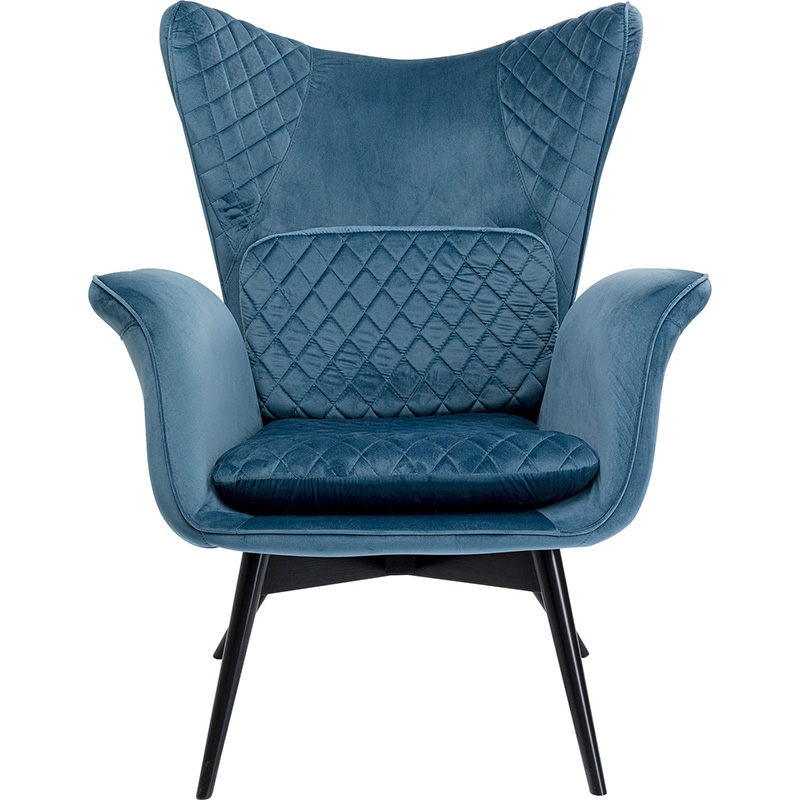 Кресло Blue Velvet Throne Синий Кресло Blue Velvet Throne Синий в Твери | Loft Concept