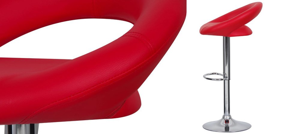 Барный стул Ring Dark Red Барный стул Ring Dark Red - Loft-Concept в Твери
