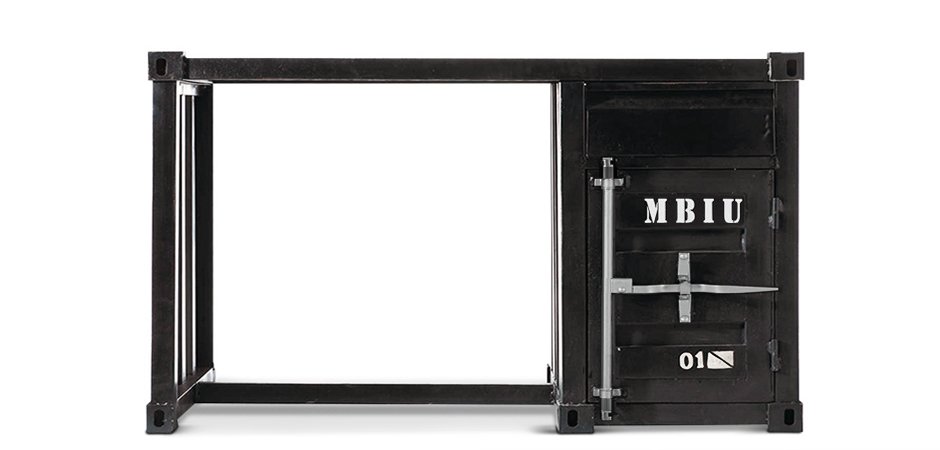 Письменный стол Metal Sea Container Desk  - фото №1