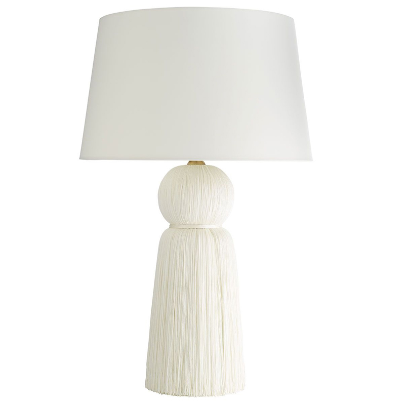 Дизайнерская настольная лампа TASSEL LAMP Белый Дизайнерская настольная лампа TASSEL LAMP Белый в Твери | Loft Concept