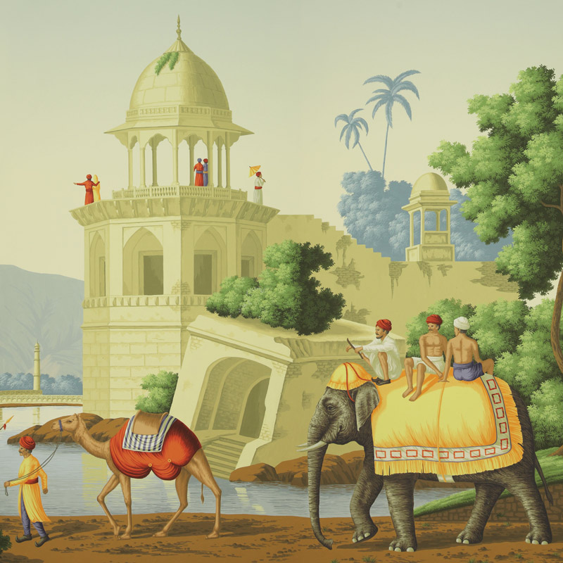 Обои ручная роспись Early Views of India Eden on scenic paper Обои ручная роспись Early Views of India Eden on scenic paper в Твери | Loft Concept