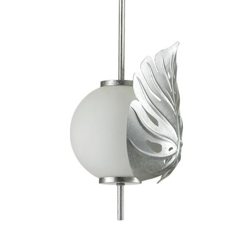 Подвесной светильник Silver Monstera Leaf Серебряный Подвесной светильник Silver Monstera Leaf Серебряный в Твери | Loft Concept
