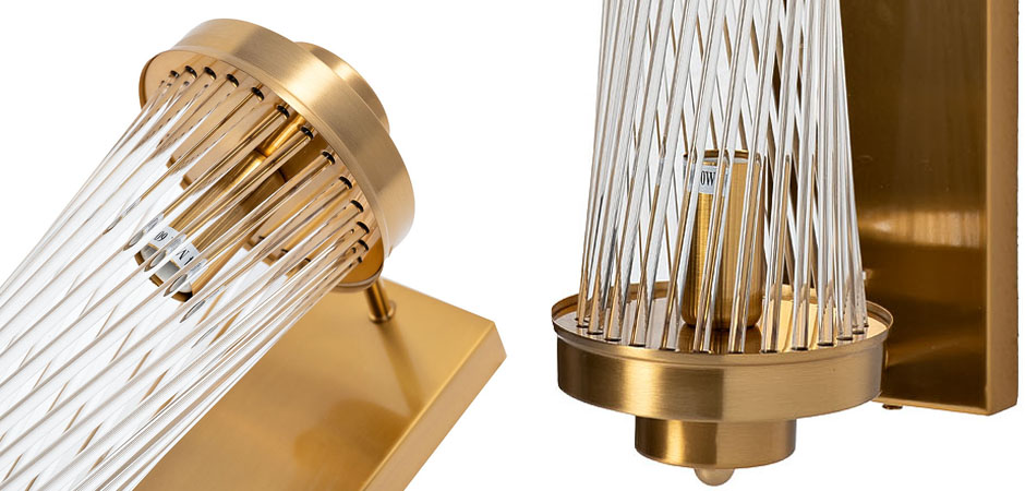 Бра Glass Tubes Brass Бра Glass Tubes Brass - Loft-Concept в Твери