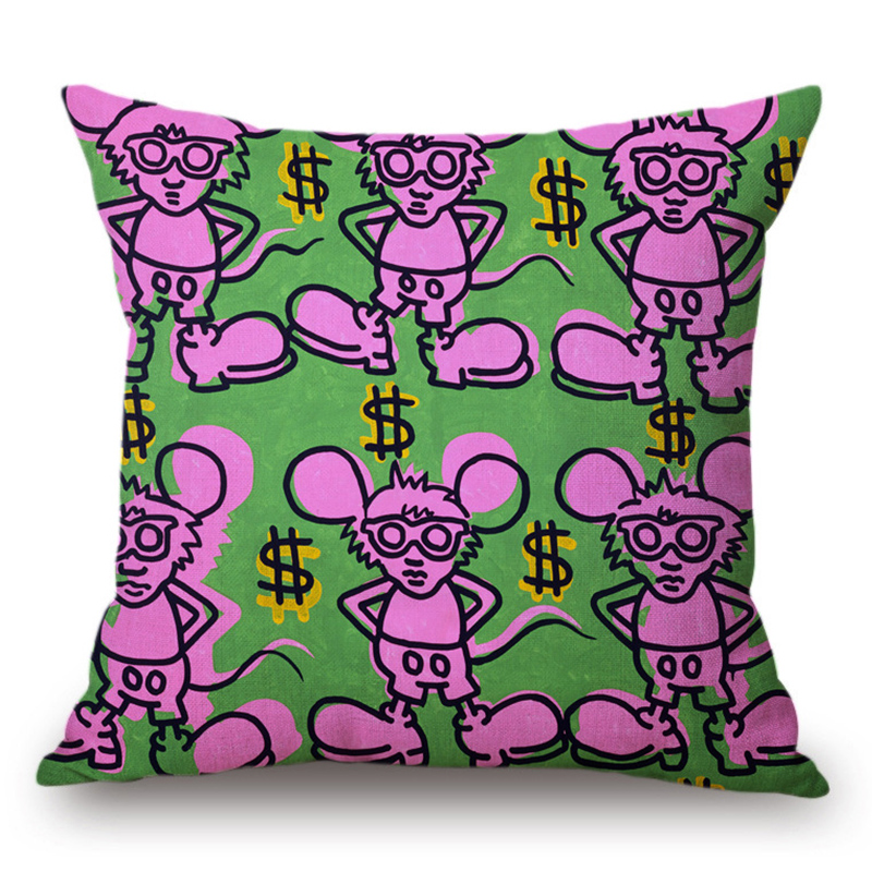 Подушка Keith Haring 12 Мульти Подушка Keith Haring 12 Мульти в Твери | Loft Concept