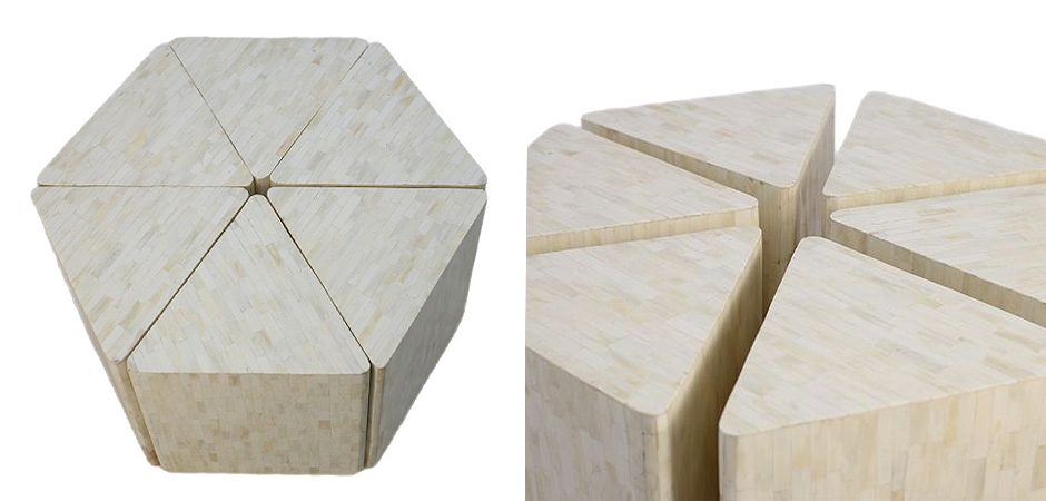Модульный Кофейный Стол инкрустированный Костью BONE INLAY Coffee Table Модульный Кофейный Стол инкрустированный Костью BONE INLAY Coffee Table - Loft-Concept в Твери