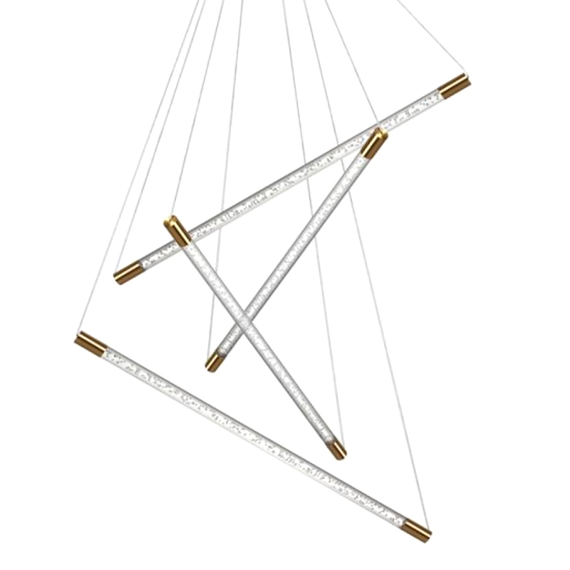 Люстра Trumpet tube 30Вт Золотой в Твери | Loft Concept 