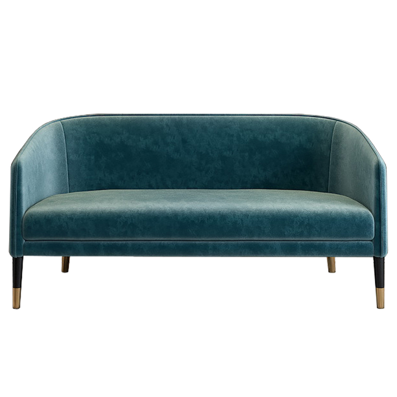 Диван Elliott Sofa Бирюзовый Черный Диван Elliott Sofa Бирюзовый Черный в Твери | Loft Concept