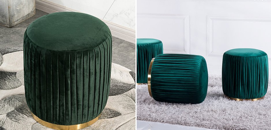 Пуф Emerald Corrugation Пуф Emerald Corrugation - Loft-Concept в Твери
