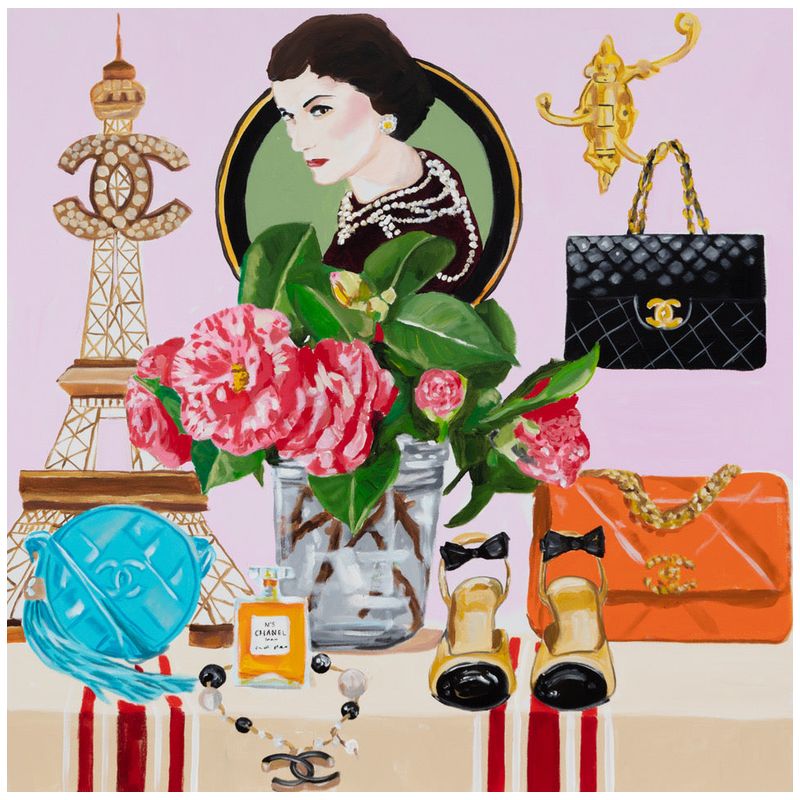 Картина Coco Chanel - In Her Shoes Мульти Картина Coco Chanel - In Her Shoes Мульти в Твери | Loft Concept