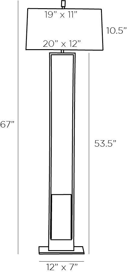 Торшер Arteriors MARKHAM FLOOR LAMP Brass Торшер Arteriors MARKHAM FLOOR LAMP Brass в Твери