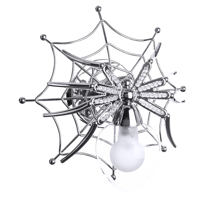 Бра Паук с паутиной Spiders lamp Серебряный Бра Паук с паутиной Spiders lamp Серебряный в Твери | Loft Concept