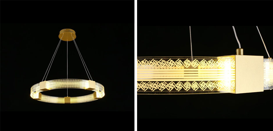 Подвесной Светильник Кольцо Ring Horizontal Ornament Meander 1 Подвесной Светильник Кольцо Ring Horizontal Ornament Meander 1 - Loft-Concept в Твери
