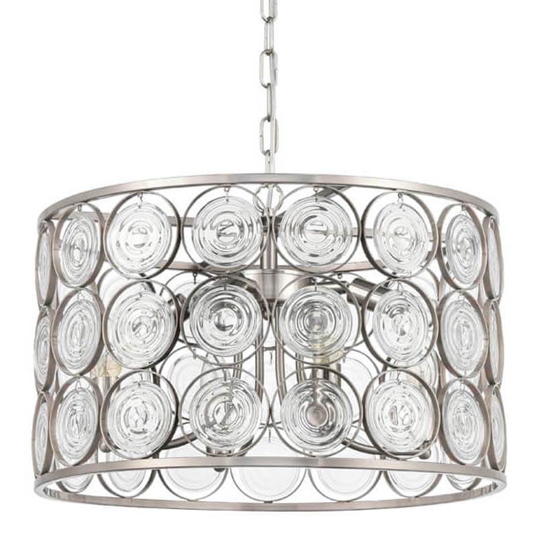 Люстра Edalina Chandelier nickel satin 50 Прозрачный (Transparent) Никель Сатин Люстра Edalina Chandelier nickel satin 50 Прозрачный (Transparent) Никель Сатин в Твери | Loft Concept