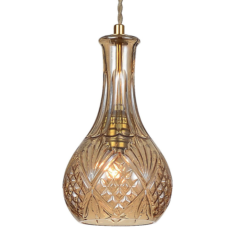 Подвесной светильник lee broom DECANTERLIGHT pendant III Amber Золотой Янтарь (Amber) Подвесной светильник lee broom DECANTERLIGHT pendant III Amber Золотой Янтарь (Amber) в Твери | Loft Concept