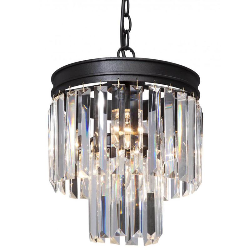 Светильник ODEON CLEAR GLASS Pendant lamp прозрачное Стекло D 27 Черный матовый Светильник ODEON CLEAR GLASS Pendant lamp прозрачное Стекло D 27 Черный матовый в Твери | Loft Concept