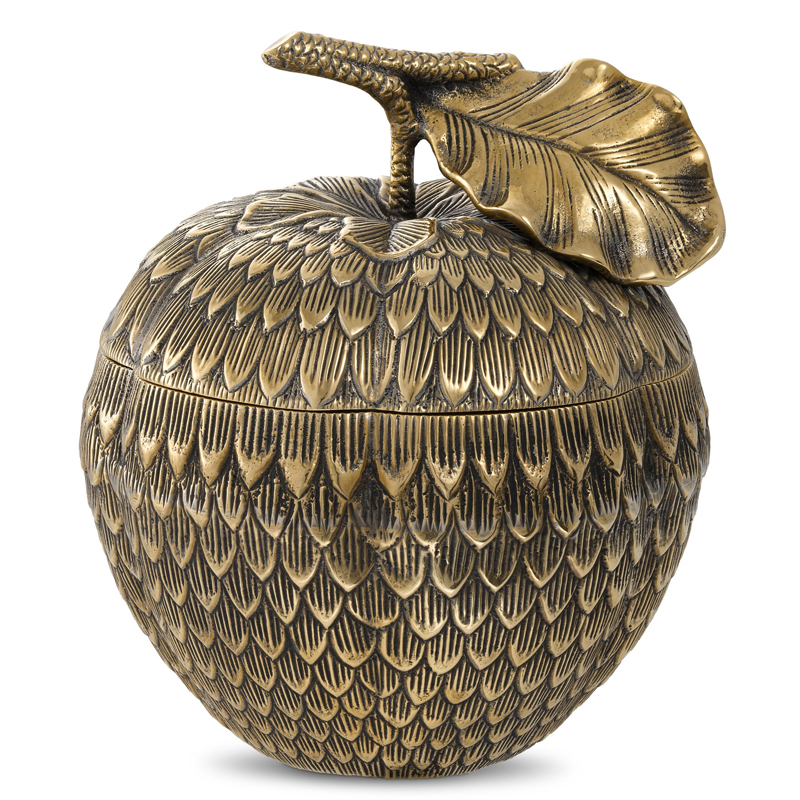 Шкатулка Eichholtz Box Custard Apple brass Винтажная латунь Шкатулка Eichholtz Box Custard Apple brass Винтажная латунь в Твери | Loft Concept