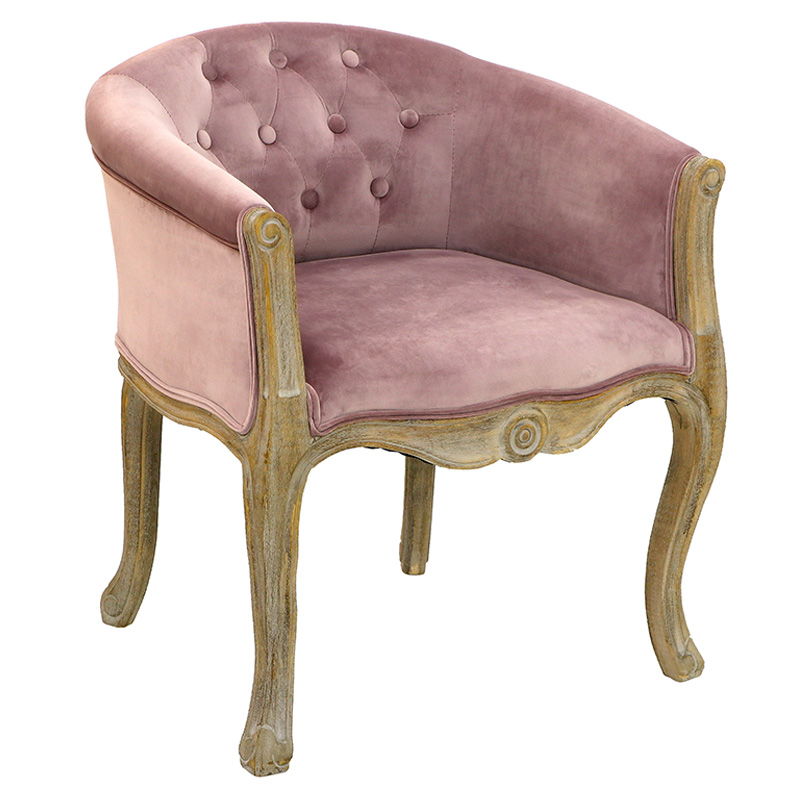 Кресло French Provence Armchair Roderic pink Розовый пастельный Кресло French Provence Armchair Roderic pink Розовый пастельный в Твери | Loft Concept