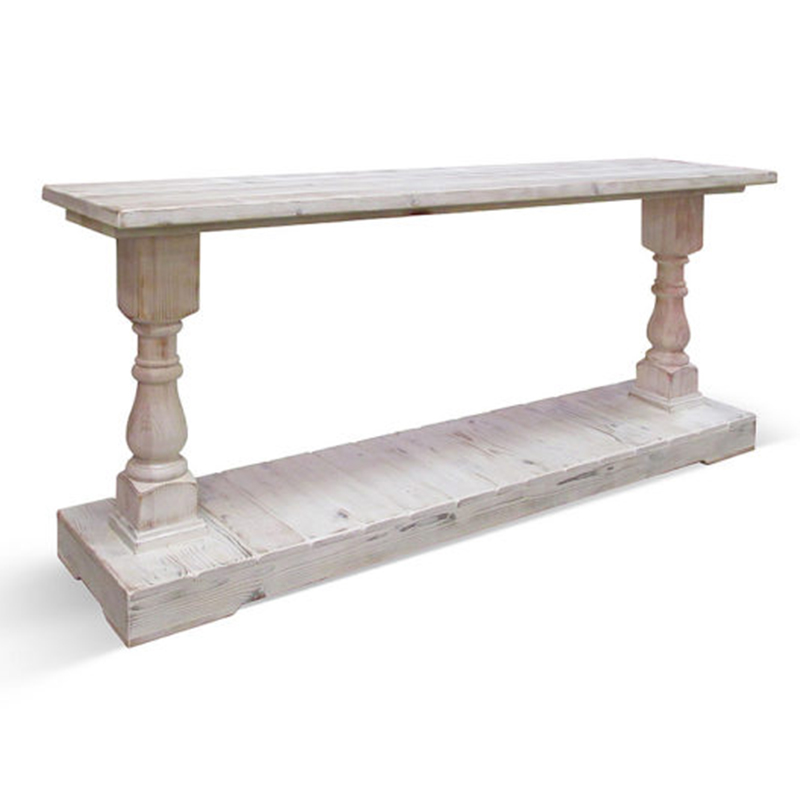 Консоль Oxford Washed Antique White Console Белый Консоль Oxford Washed Antique White Console Белый в Твери | Loft Concept