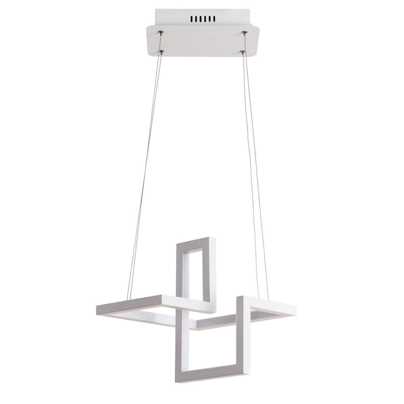 Люстра Esther Geometric White Chandelier III Белый Люстра Esther Geometric White Chandelier III Белый в Твери | Loft Concept