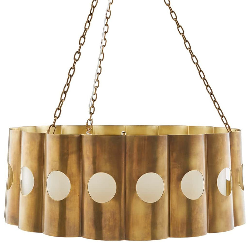 Люстра Arteriors SACRAMENTO CHANDELIER Латунь Белый Люстра Arteriors SACRAMENTO CHANDELIER Латунь Белый в Твери | Loft Concept