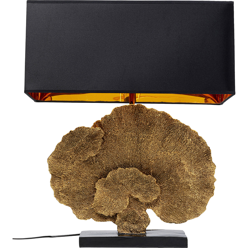 Настольная лампа Golden Coral Черный Золотой Настольная лампа Golden Coral Черный Золотой в Твери | Loft Concept
