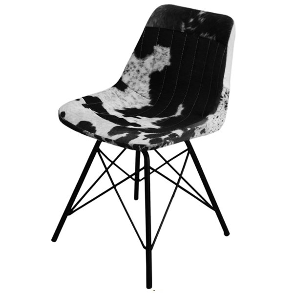 Стул Stlye Cowhide Chair Черно-белый Стул Stlye Cowhide Chair Черно-белый в Твери | Loft Concept