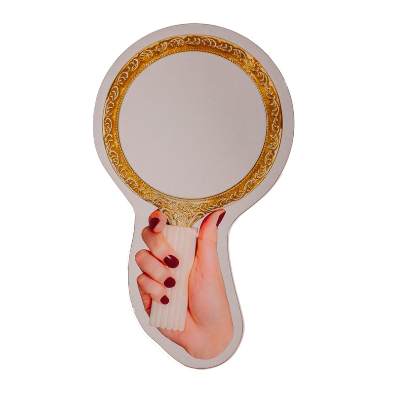 Зеркало Seletti Vanity Белый Золотой Зеркало Seletti Vanity Белый Золотой в Твери | Loft Concept