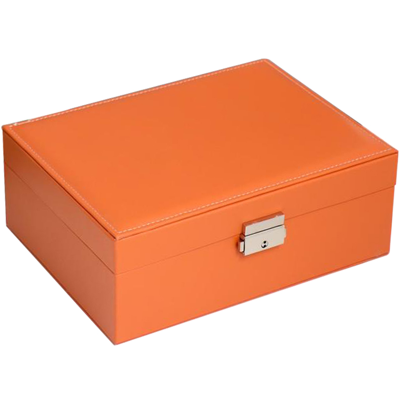 Шкатулка Auburn Jewerly Organizer Box orange Оранжевый Шкатулка Auburn Jewerly Organizer Box orange Оранжевый в Твери | Loft Concept