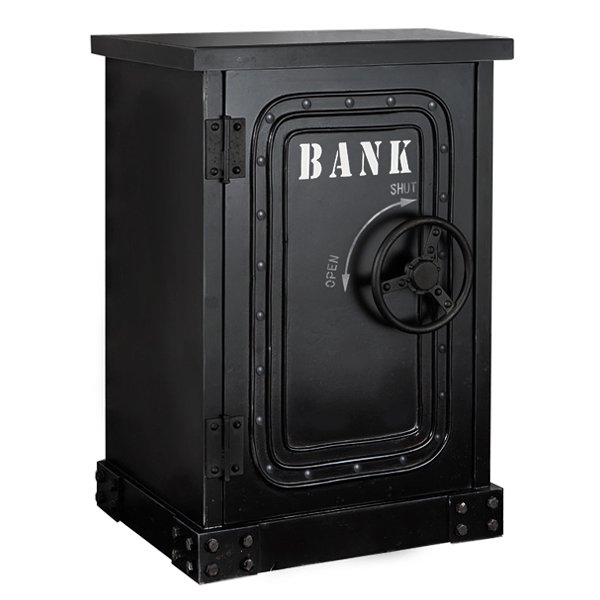 Приставная металлическая тумба в стиле лофт BANK Side Table Приставная металлическая тумба в стиле лофт BANK Side Table в Твери | Loft Concept