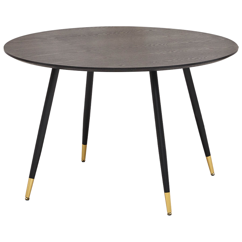 Круглый обеденный стол Mateo Round Dinner Table Коричневый Латунь Круглый обеденный стол Mateo Round Dinner Table Коричневый Латунь в Твери | Loft Concept
