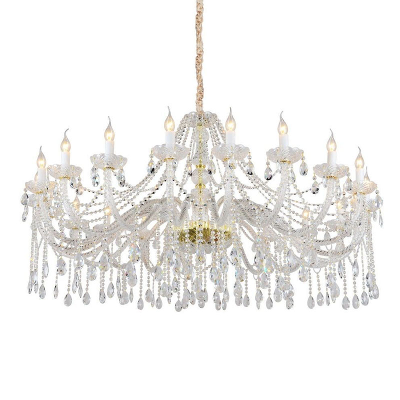 Хрустальная Люстра Crystal Feathers Золотая Золотой Хрустальная Люстра Crystal Feathers Золотая Золотой в Твери | Loft Concept