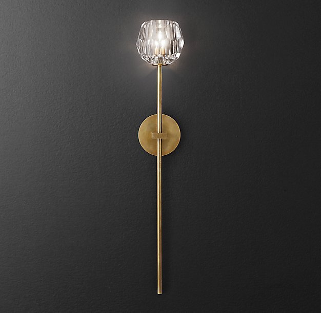 Бра RH Boule de Cristal Long Sconce Brass Латунь Бра RH Boule de Cristal Long Sconce Brass Латунь в Твери | Loft Concept