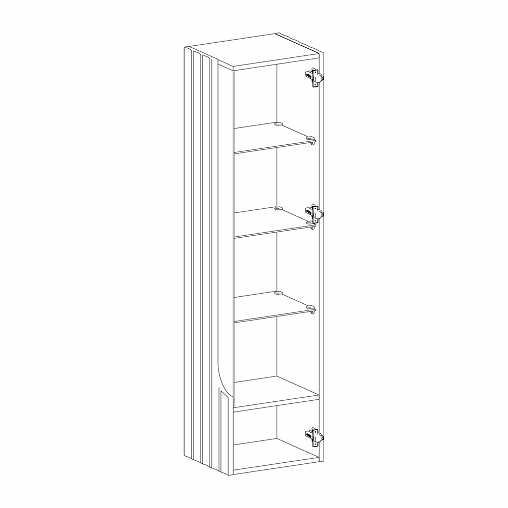 Витрина навесная Expanses of Beauty правое открывание в Твери