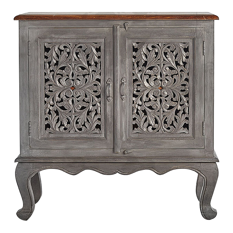 Комод Indian Antique White Furniture Chest of Drawers Agni серый Серый Комод Indian Antique White Furniture Chest of Drawers Agni серый Серый в Твери | Loft Concept