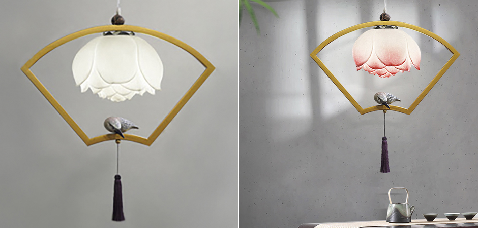 Подвесной светильник Bird with Tassel Fan Подвесной светильник Bird with Tassel Fan - Loft-Concept в Твери