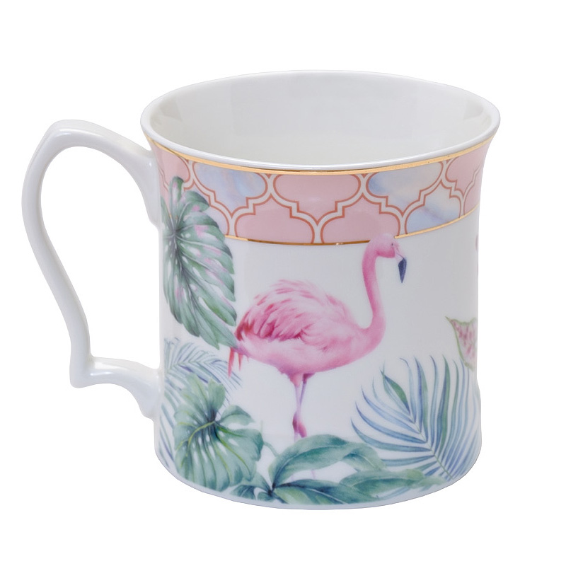 Кружка NATURE Pattern Flamingo Мульти Кружка NATURE Pattern Flamingo Мульти в Твери | Loft Concept