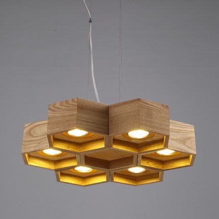 Люстра Honeycomb 6 Loft Wooden Ecolight Люстра Honeycomb 6 Loft Wooden Ecolight в Твери | Loft Concept