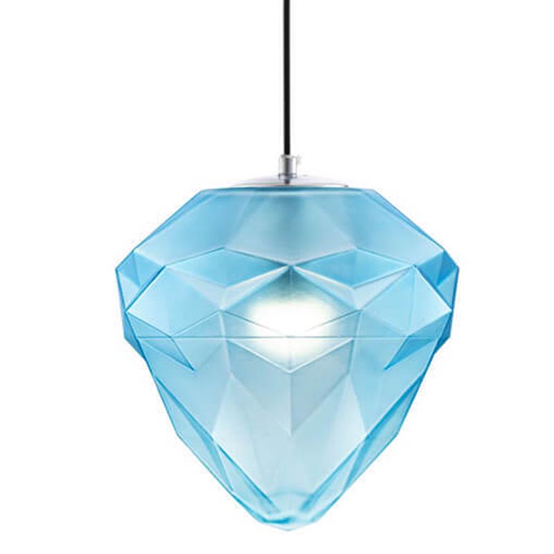 Подвесной светильник Jewel Athena blue 25 Голубой Хром Подвесной светильник Jewel Athena blue 25 Голубой Хром в Твери | Loft Concept