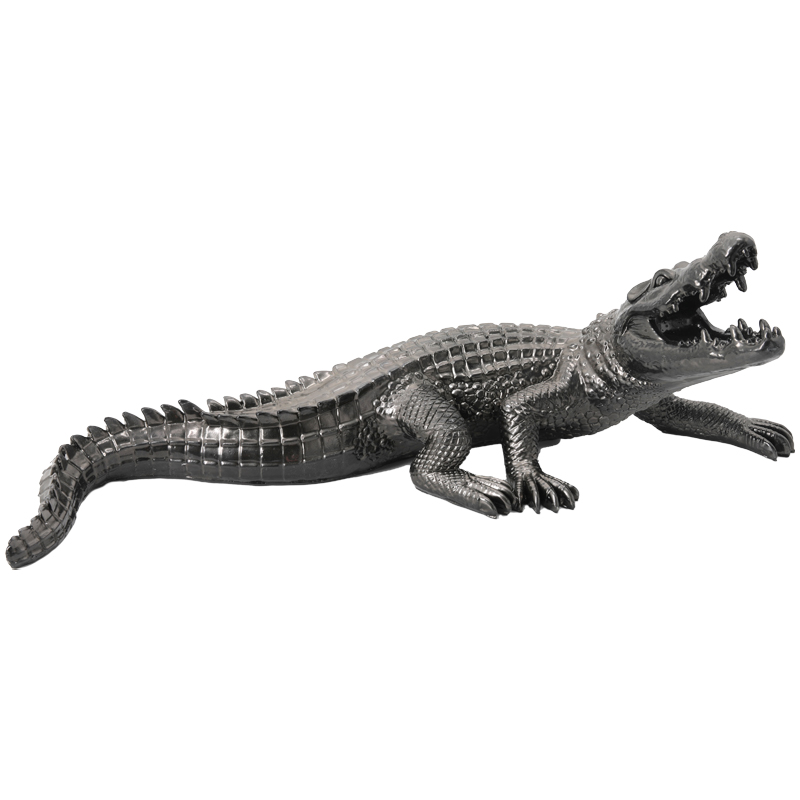 Статуэтка Crocodile Gray Серый (Gray) Статуэтка Crocodile Gray Серый (Gray) в Твери | Loft Concept