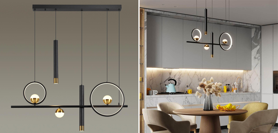 Люстра Scales Черная Люстра Scales Черная - Loft-Concept в Твери