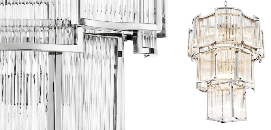 Люстра Chandelier Jet Set Nickel Люстра Chandelier Jet Set Nickel - Loft-Concept в Твери
