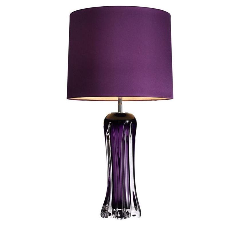 Настольная лампа Vivian Table Lamp Фиолетовый Настольная лампа Vivian Table Lamp Фиолетовый в Твери | Loft Concept